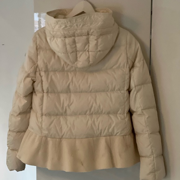 Moncler white short down coat - Picture 3 of 11